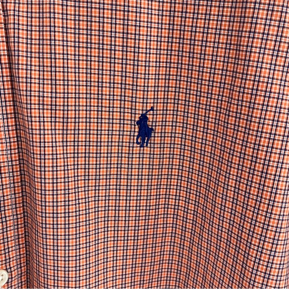 Ralph Lauren Custom Fit Men’s Button Down Shirt Size Large 100% Cotton - Picture 5 of 7